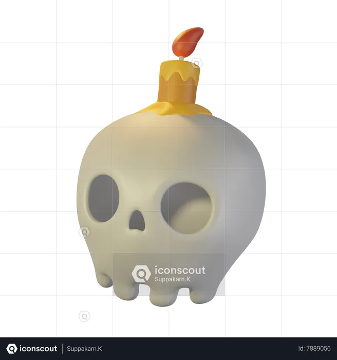 Skull  3D Icon