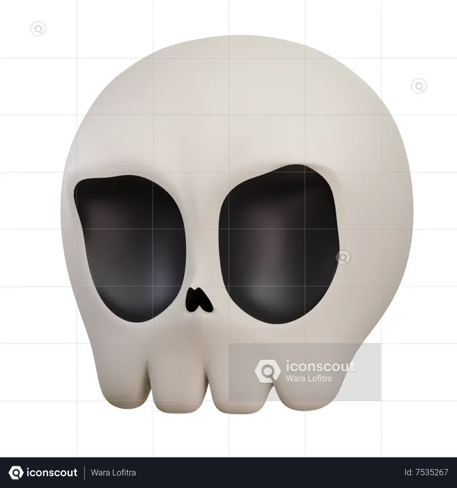 Skull  3D Icon