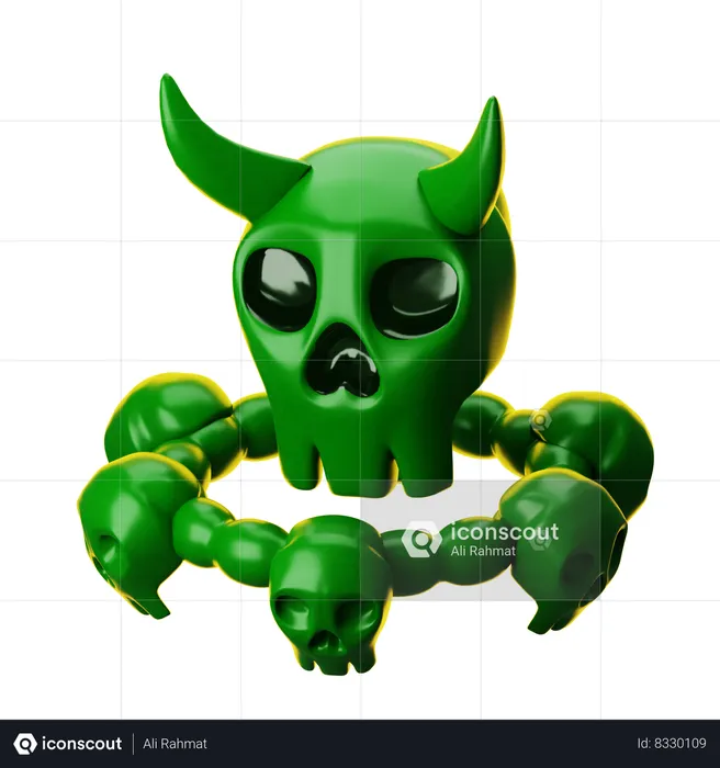 Skull  3D Icon