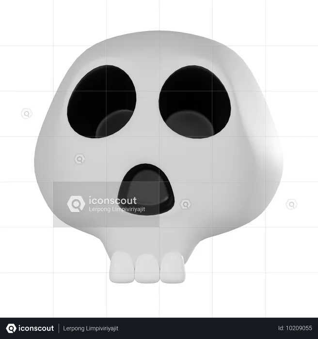 Skull  3D Icon