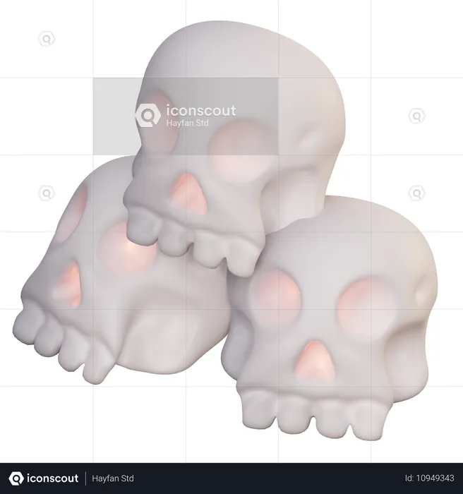 Skull  3D Icon