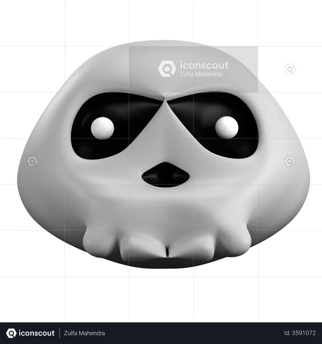 Skull  3D Illustration