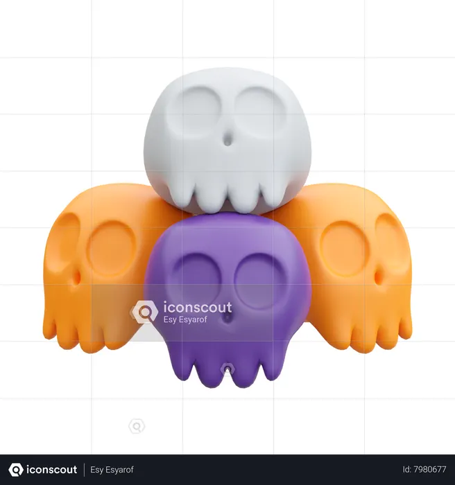 Skull  3D Icon