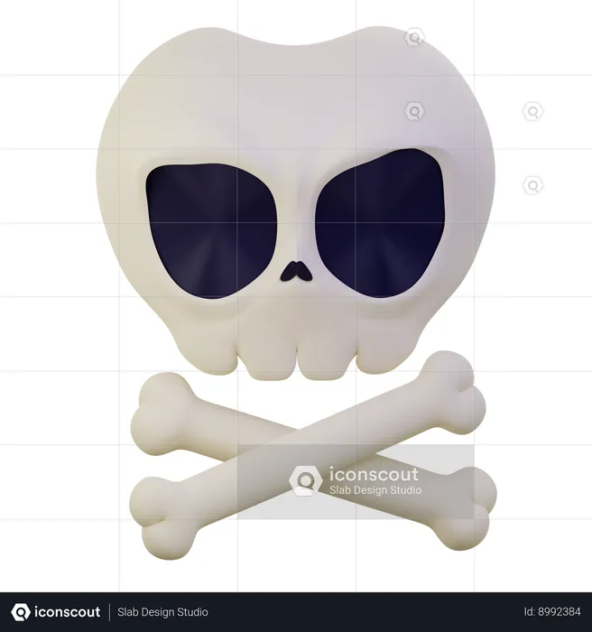 Skull Bone  3D Icon