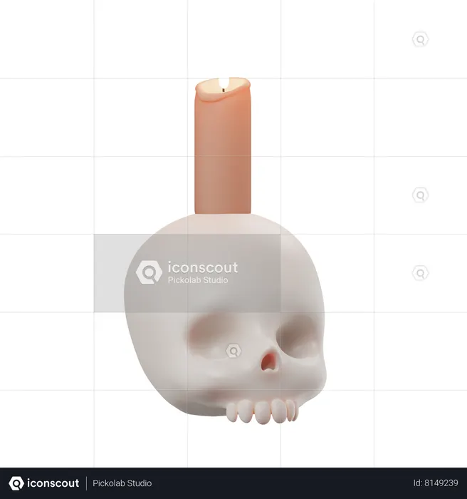 Skull Candle  3D Icon
