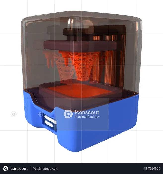 SLA 3D Printer  3D Icon