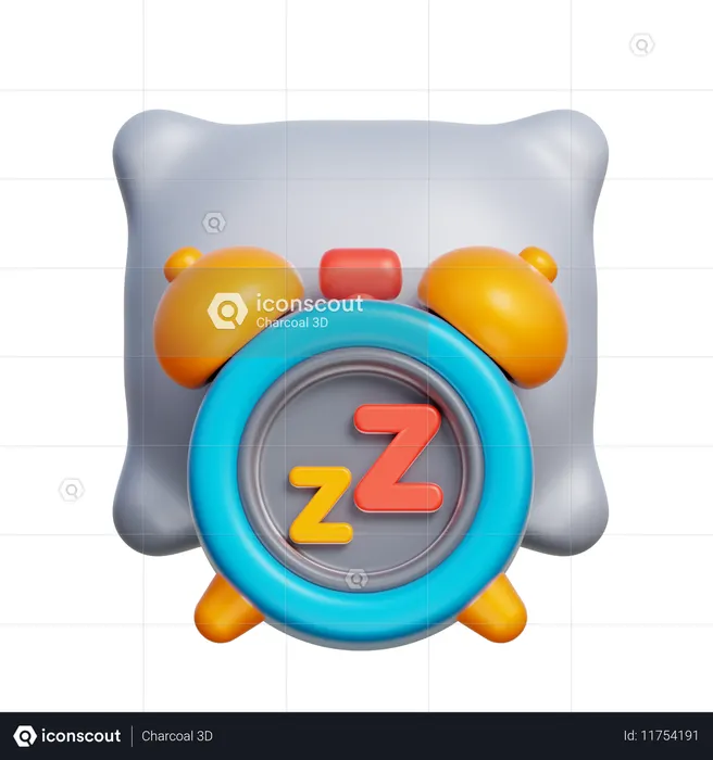 Sleep Time  3D Icon