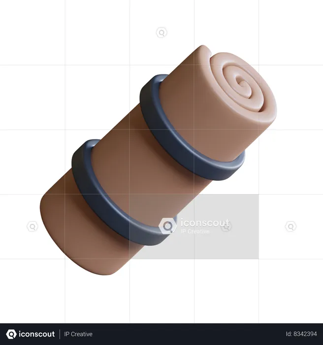 Sleeping Bag  3D Icon