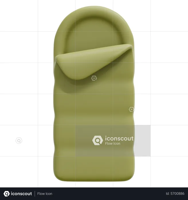 Sleeping Bag  3D Icon