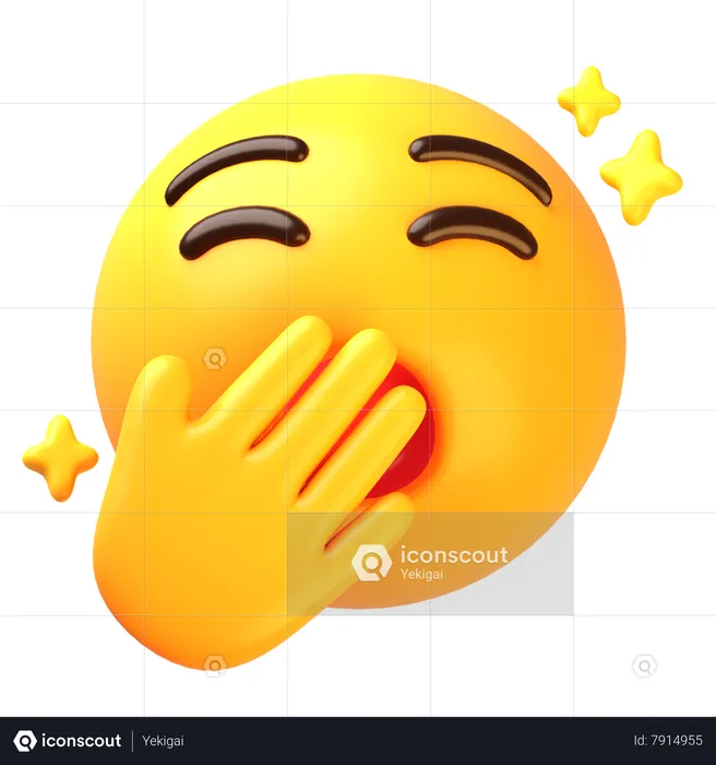 Sleepy emoji Emoji 3D Icon