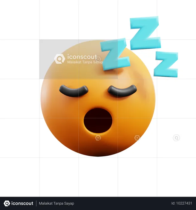 Slepp Face  3D Icon