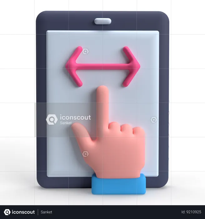 Slide  3D Icon