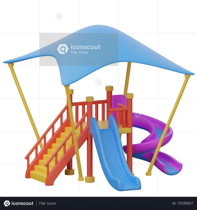 Slide  3D Icon