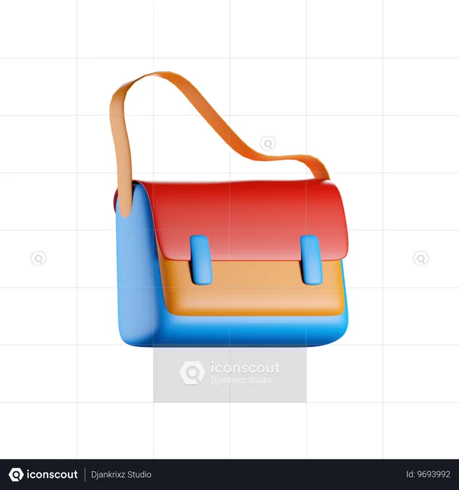 Sling Bag  3D Icon