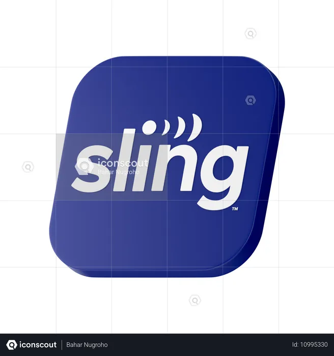 Sling-TV-Logo Logo 3D Icon