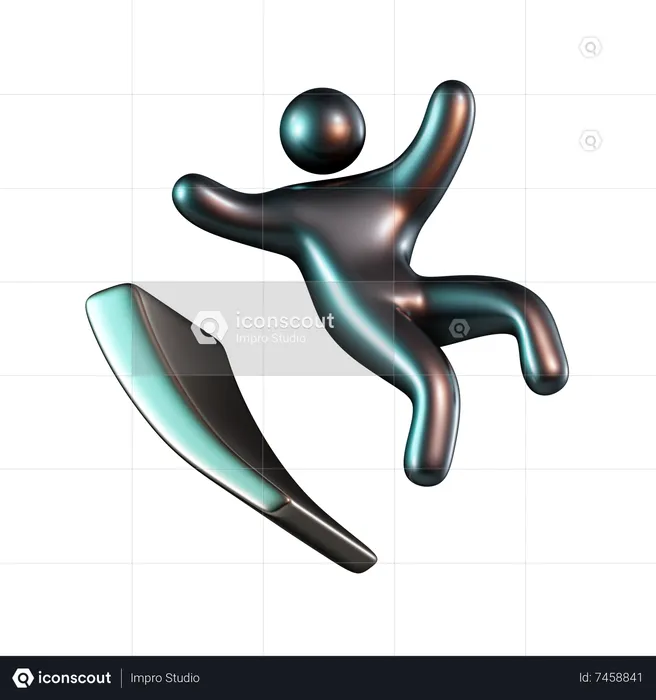 Slip  3D Icon