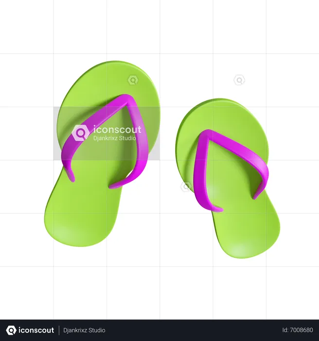 Slipper  3D Icon