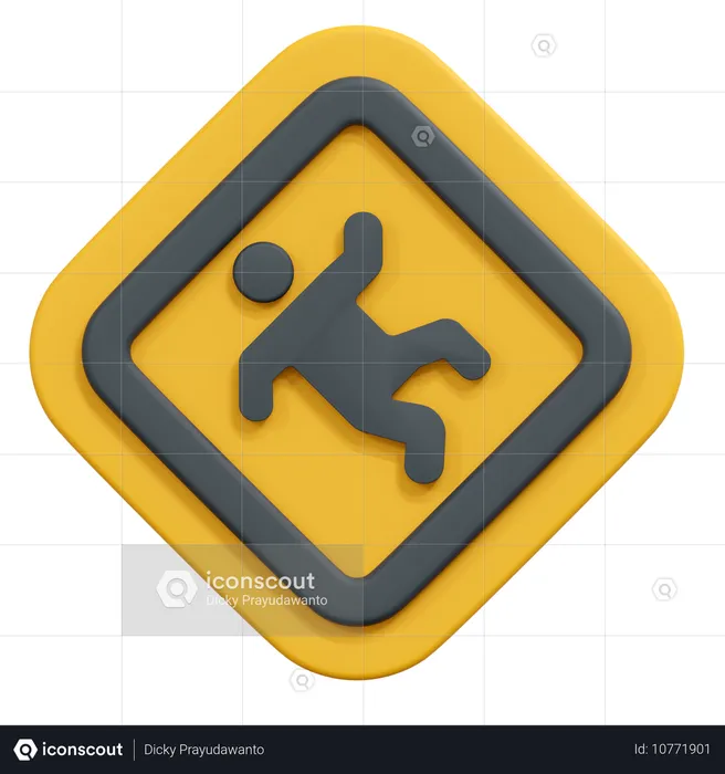 Slippery  3D Icon