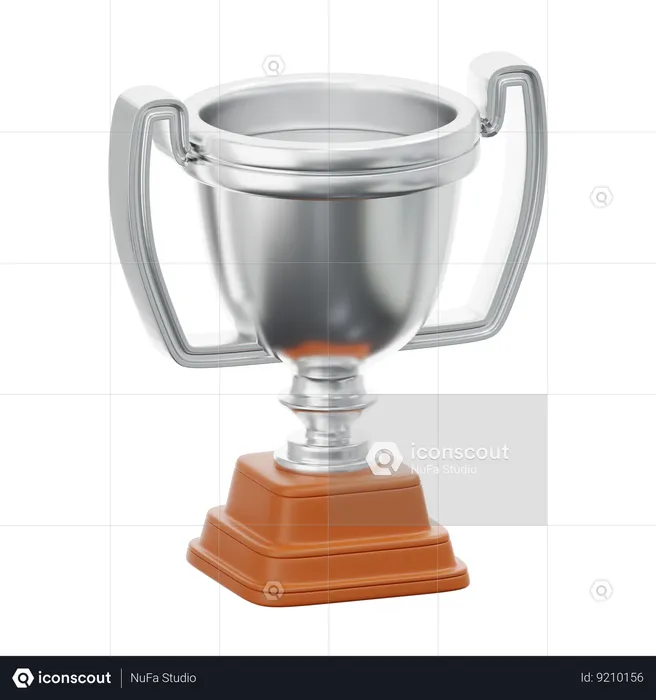 Sliver Trophy  3D Icon
