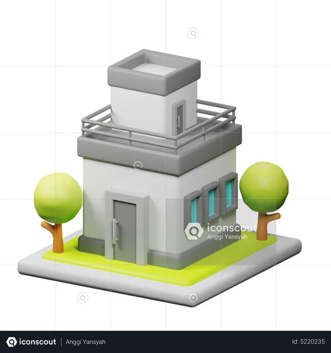 Small Office  3D Icon