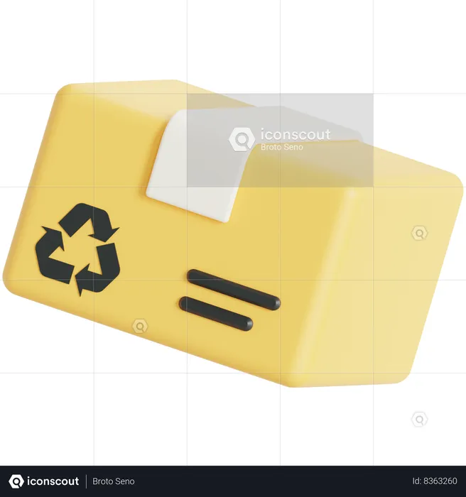 Small package  3D Icon