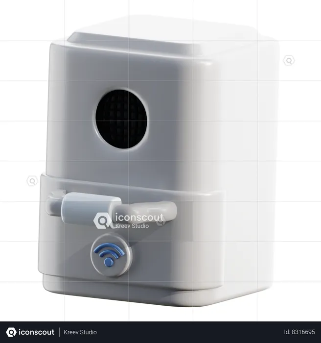 Smart Air Fryer  3D Icon