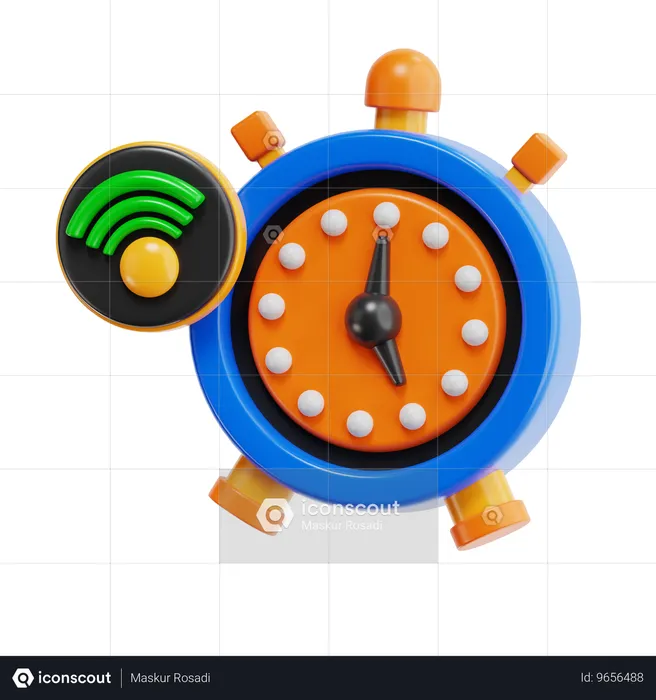 Intelligenter Alarm  3D Icon