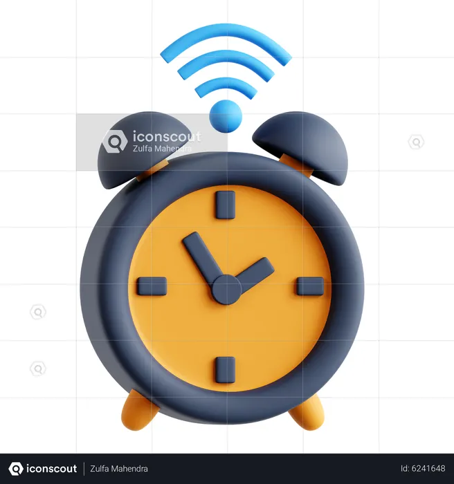 Smart Alarm  3D Icon