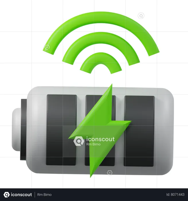 Smart Battery  3D Icon