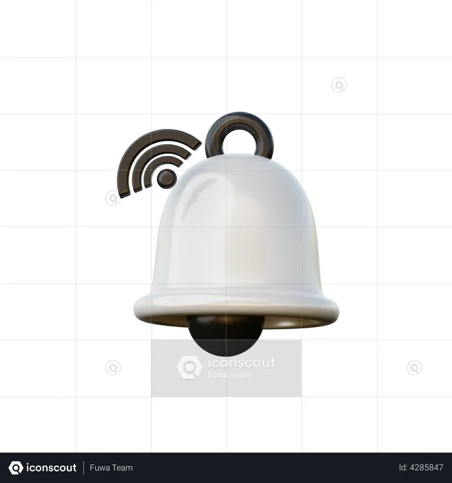Smart Bell  3D Illustration