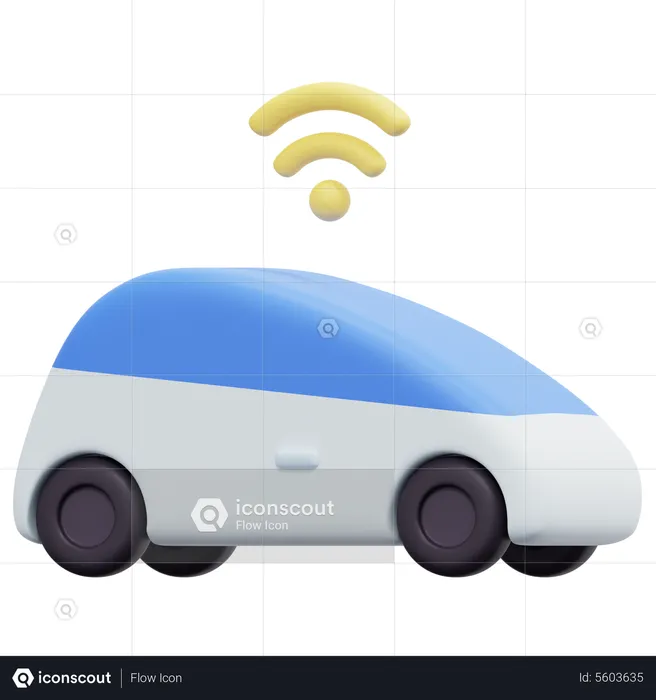 Smart Car  3D Icon