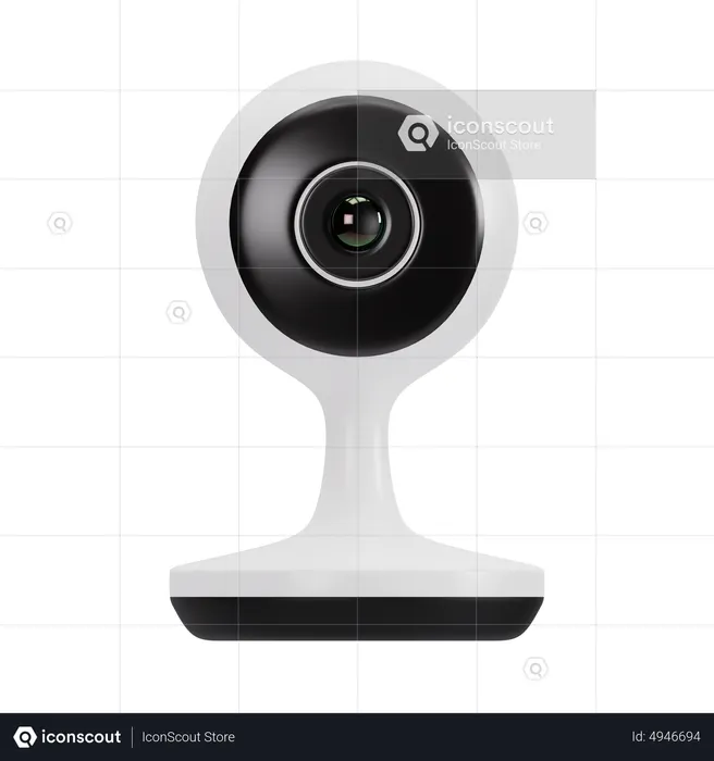 Smart Cctv  3D Icon