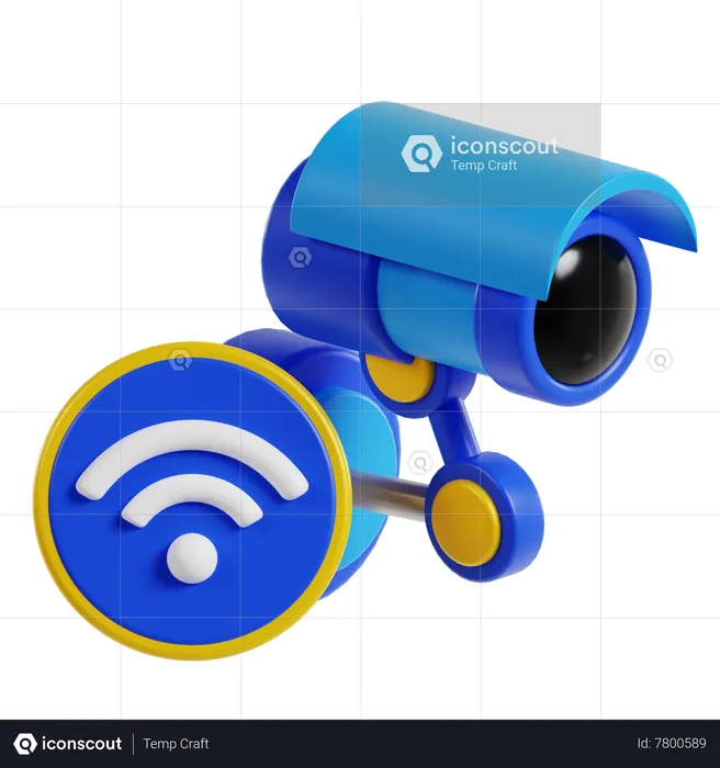 Smart Cctv  3D Icon