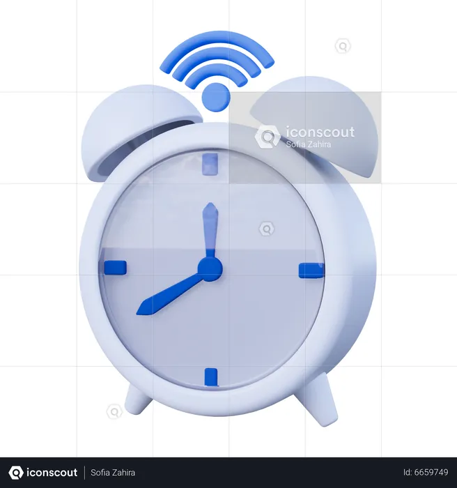 Smart Clock  3D Icon