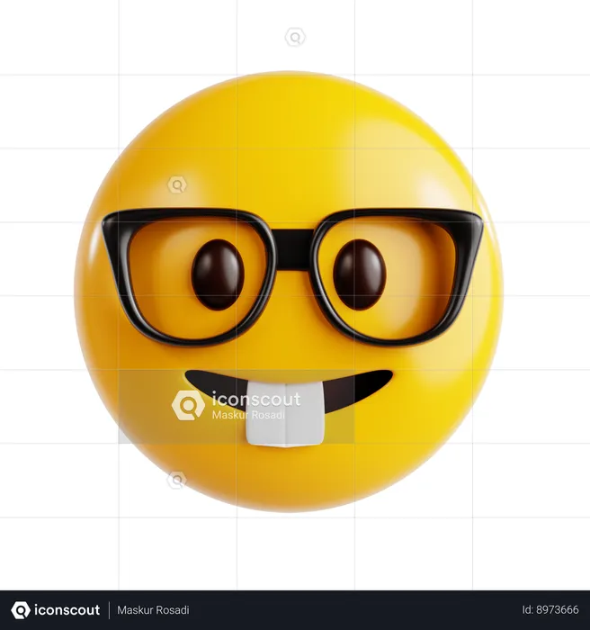 Smart Emoji Emoji 3D Icon