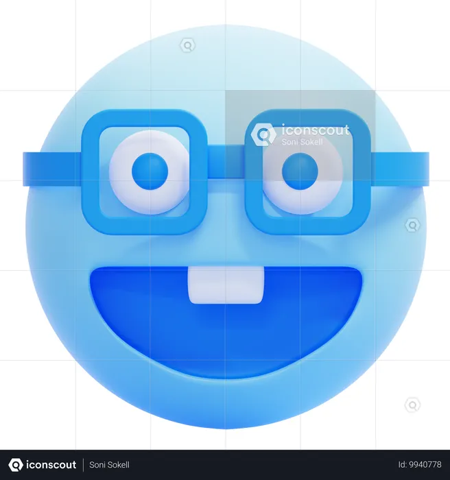 Schlaues Emoji Emoji 3D Icon