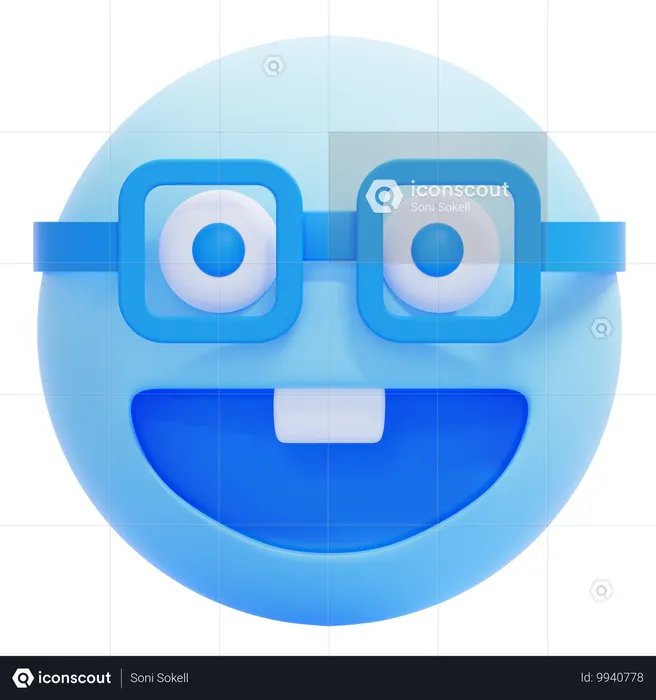 Smart Emoji Emoji 3D Icon
