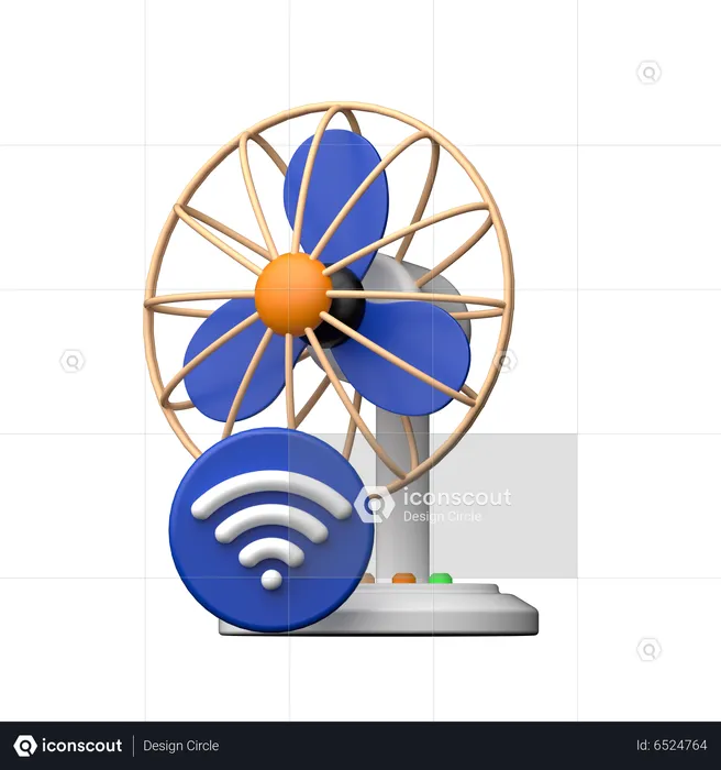 Smart Fan  3D Icon