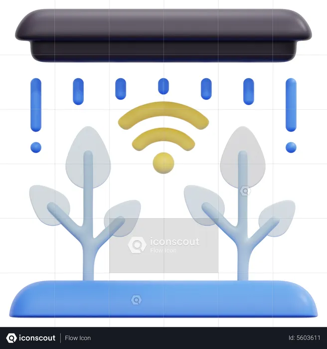 Intelligente Farm  3D Icon