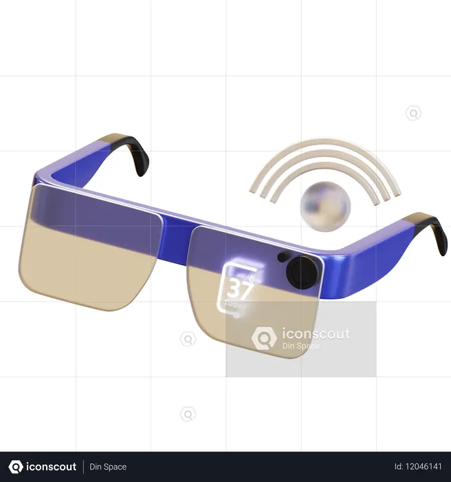 Smart-Glas  3D Icon