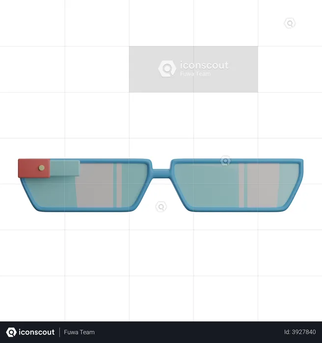 Smart Glasses  3D Illustration