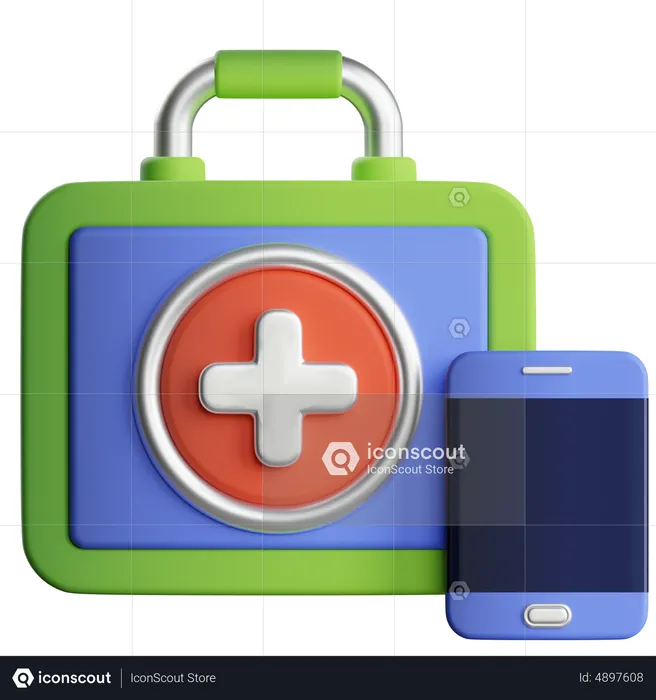 Smart Healthcare  3D Icon