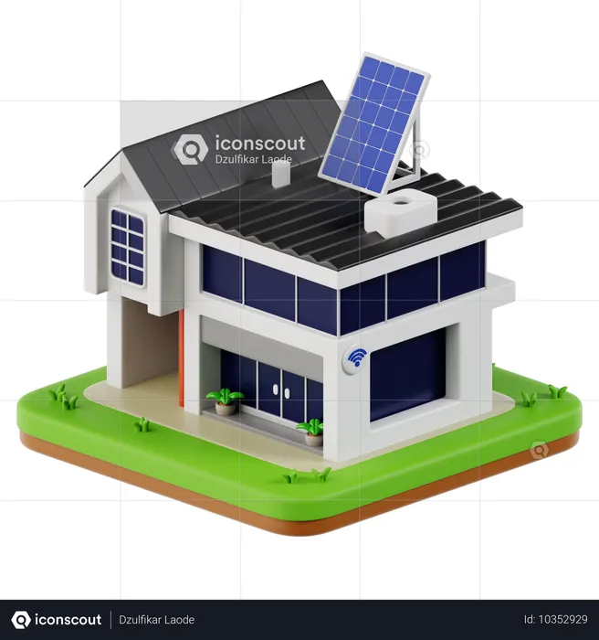 Smart Home  3D Icon