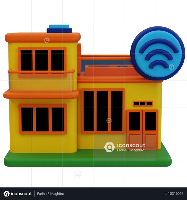 Smart Home  3D Icon