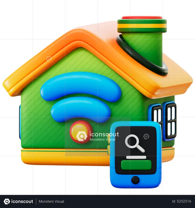 Smart Home  3D Icon