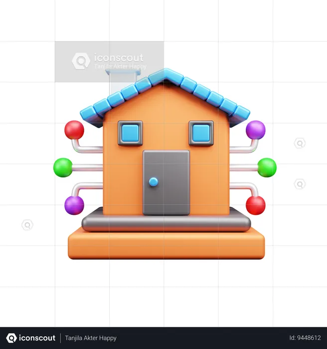 Smart Home  3D Icon