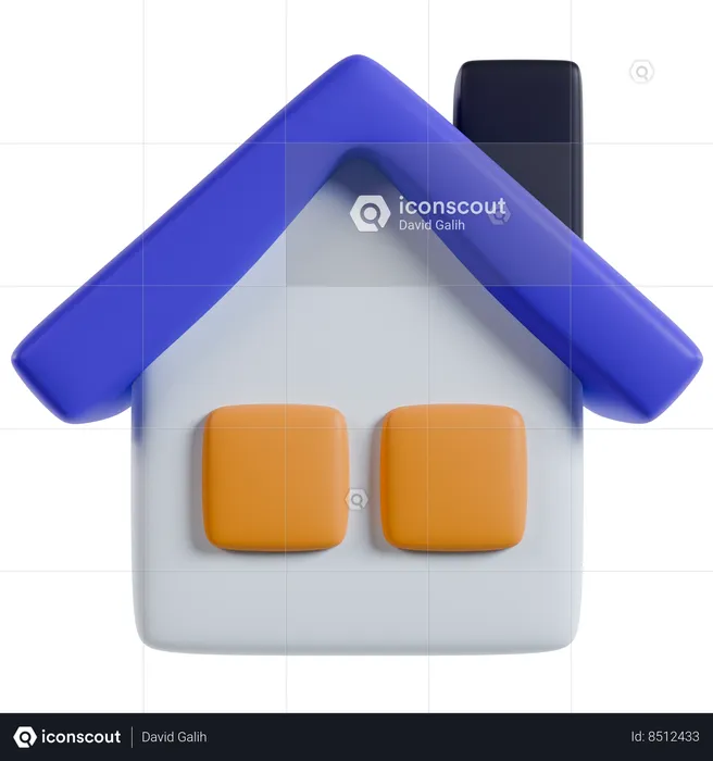 Smart Home Interface  3D Icon