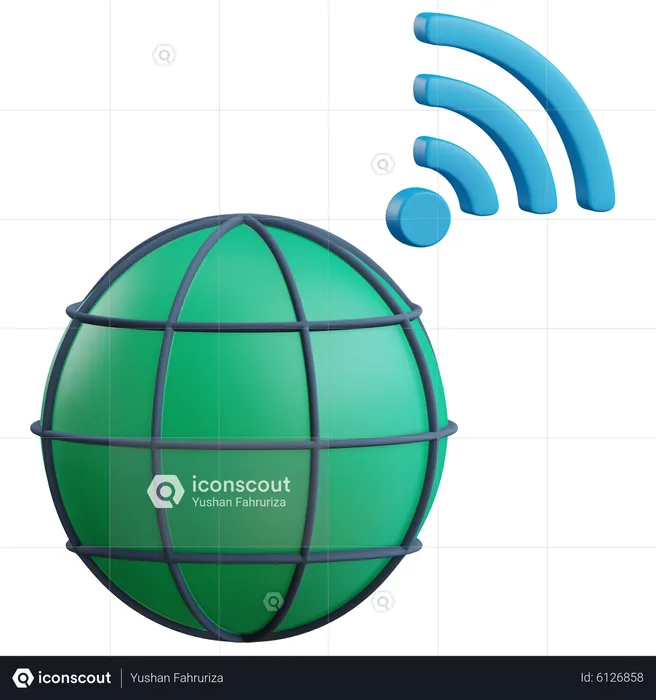 Smart Internet  3D Icon