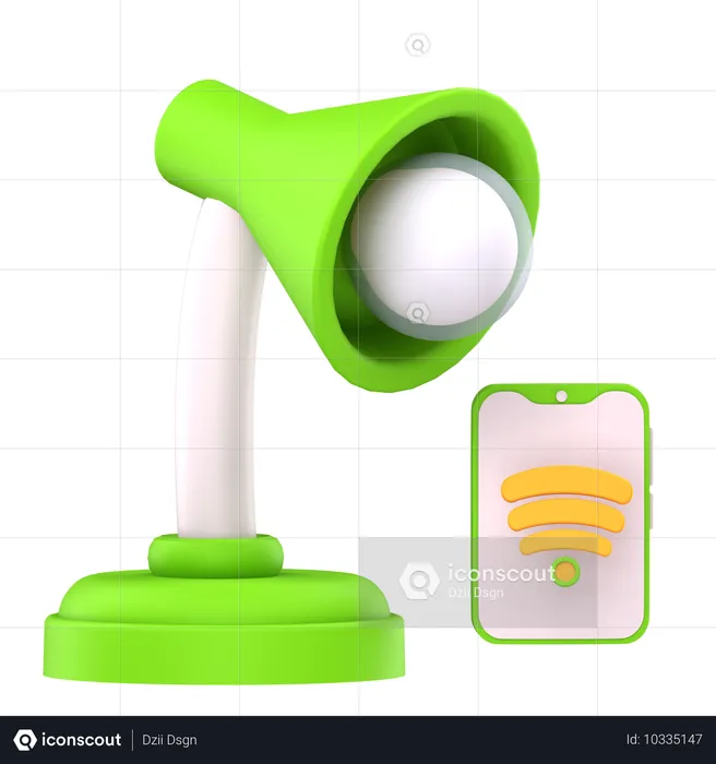 Smart lamp  3D Icon