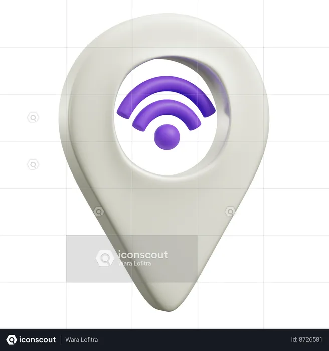 Smart Location  3D Icon